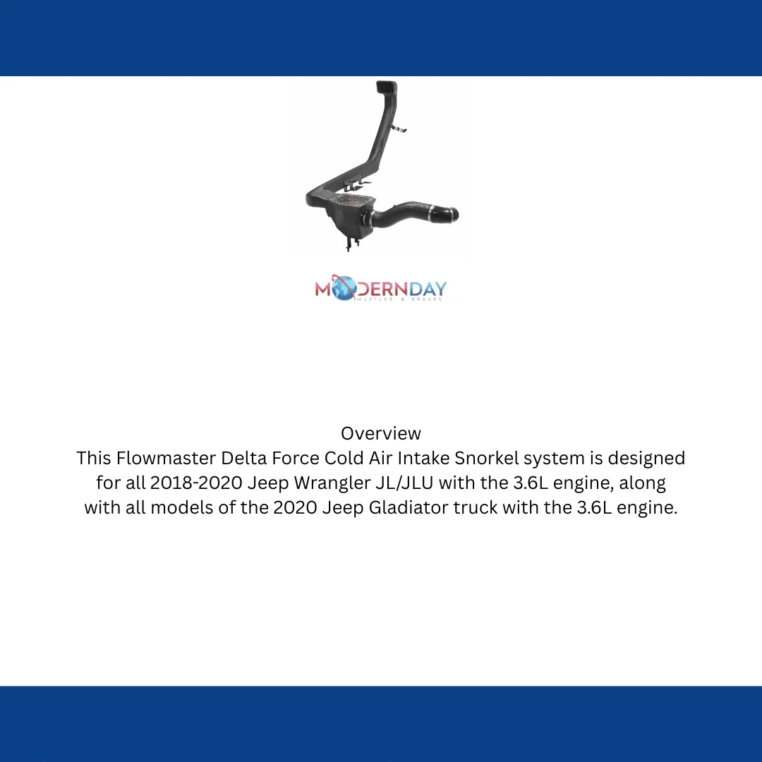2018-2026 Jeep Wrangler Exhaust Flowmaster Stainless Steel